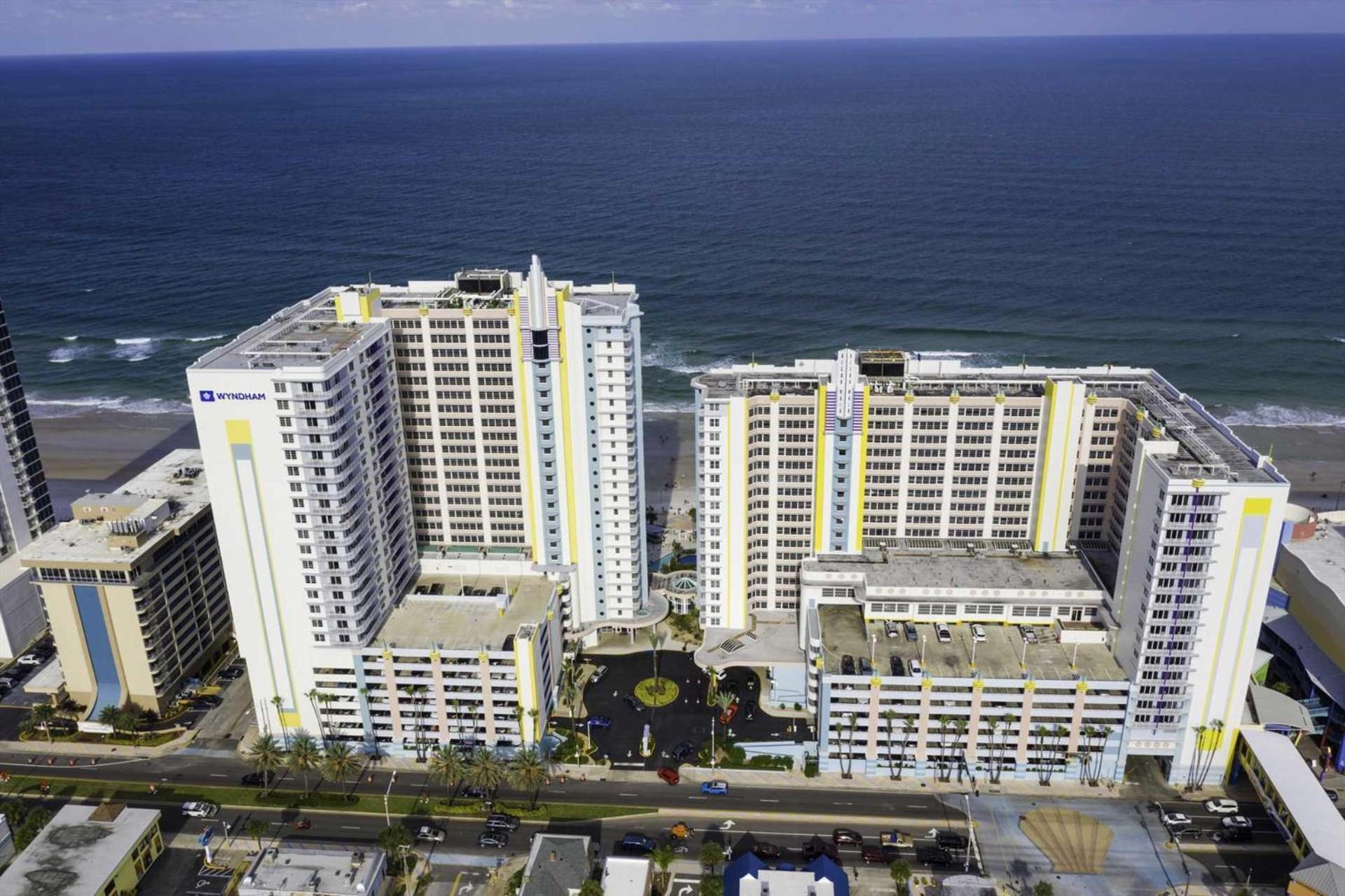 Luxury 9Th Floor 1 Bedroom Condo Direct Oceanfront Wyndham Ocean Walk Resort Daytona Beach | 906 Exteriör bild