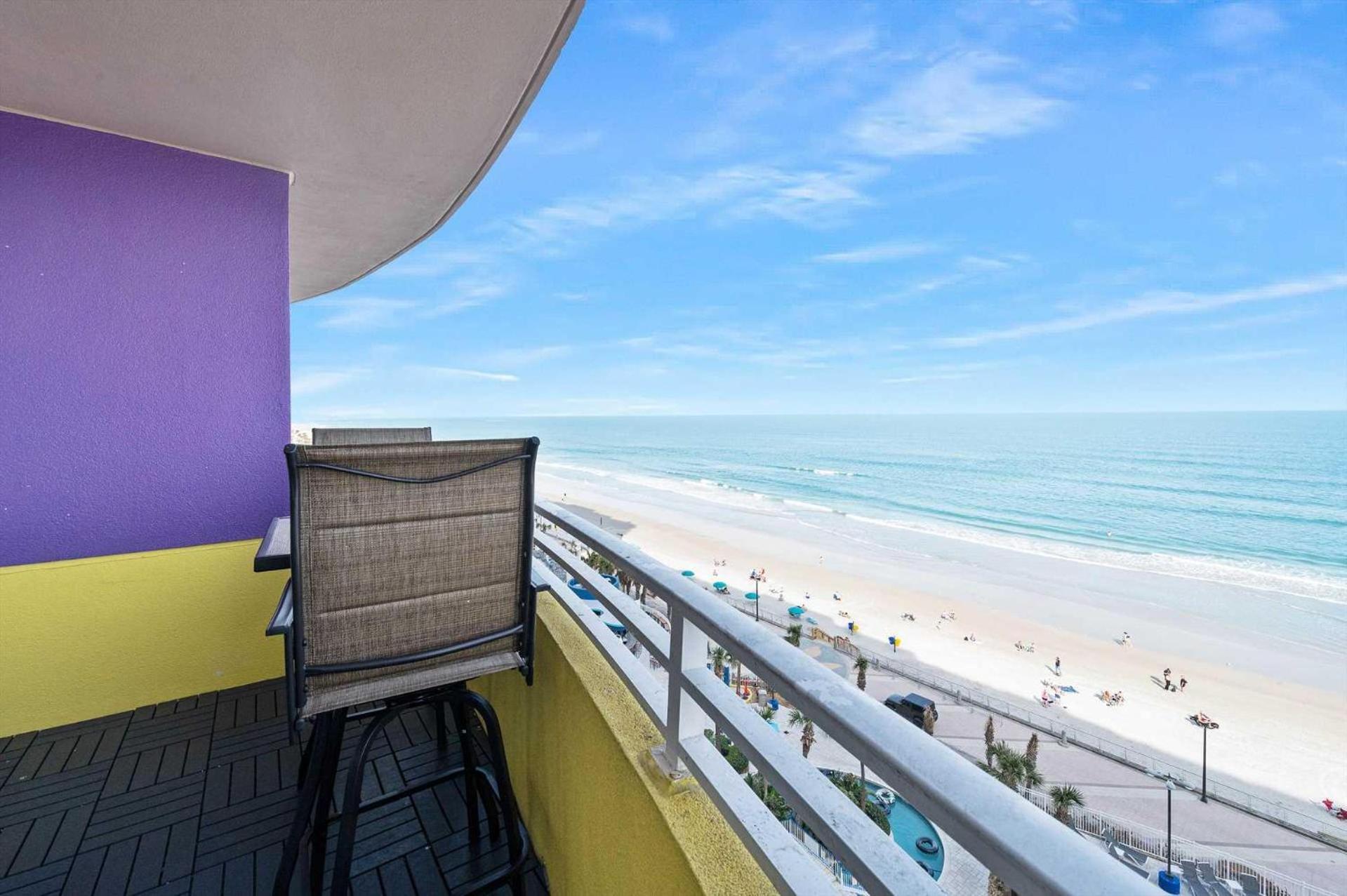 Luxury 9Th Floor 1 Bedroom Condo Direct Oceanfront Wyndham Ocean Walk Resort Daytona Beach | 906 Exteriör bild