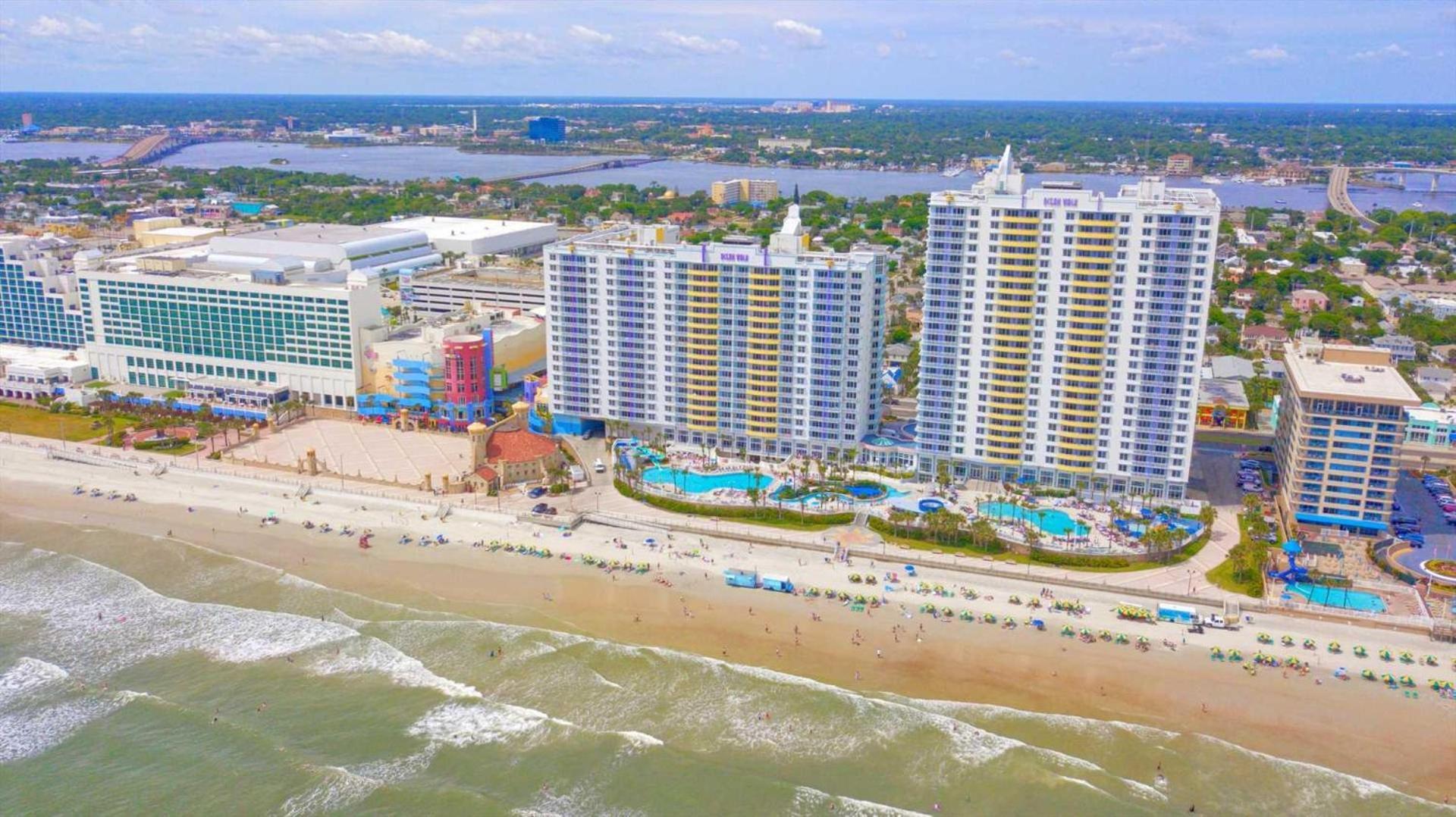 Luxury 9Th Floor 1 Bedroom Condo Direct Oceanfront Wyndham Ocean Walk Resort Daytona Beach | 906 Exteriör bild