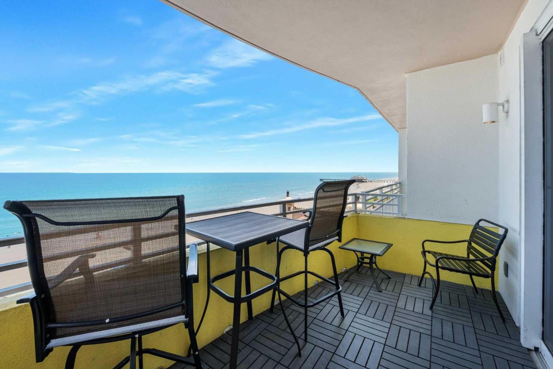 Luxury 9Th Floor 1 Bedroom Condo Direct Oceanfront Wyndham Ocean Walk Resort Daytona Beach | 906 Exteriör bild