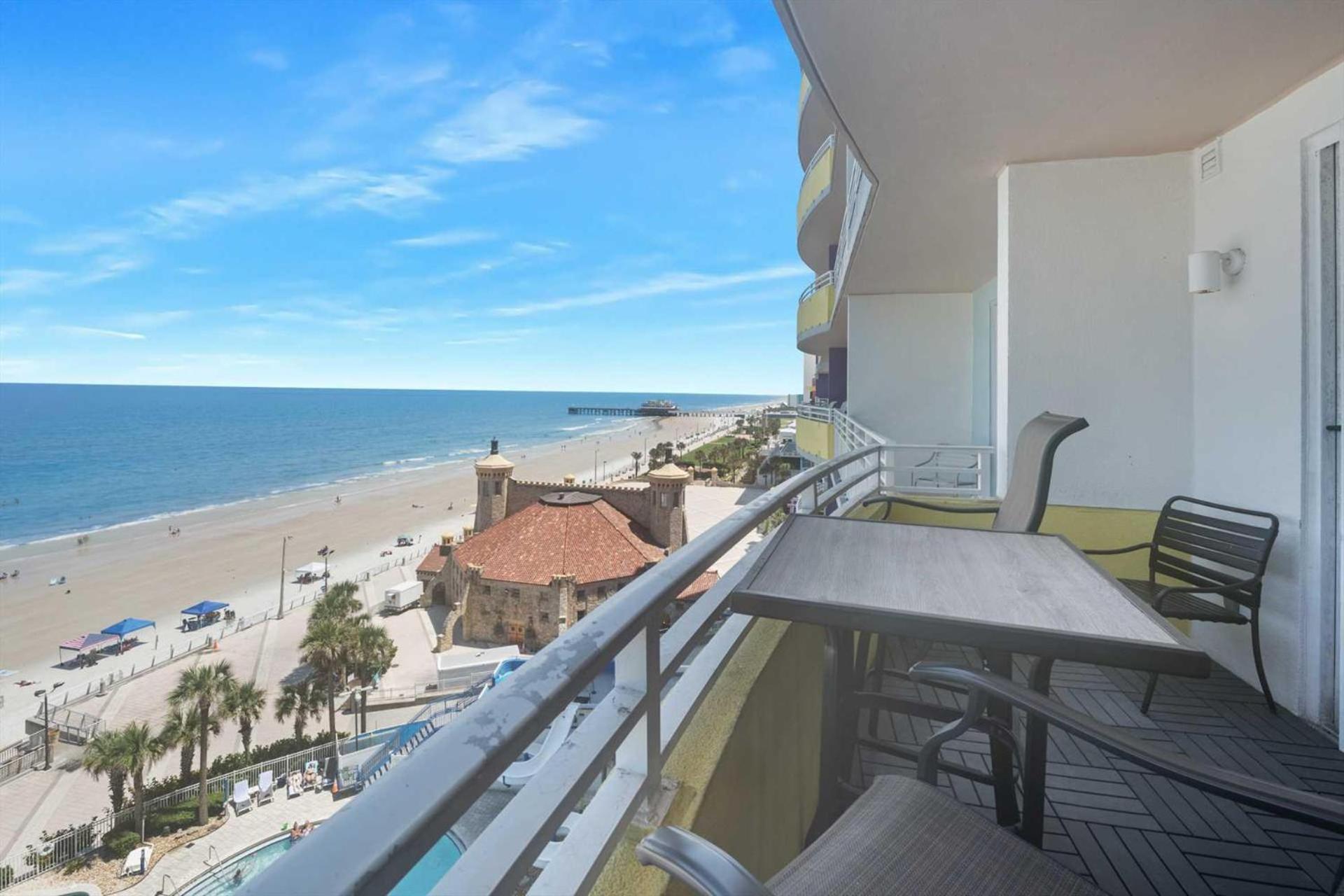 Luxury 9Th Floor 1 Bedroom Condo Direct Oceanfront Wyndham Ocean Walk Resort Daytona Beach | 906 Exteriör bild